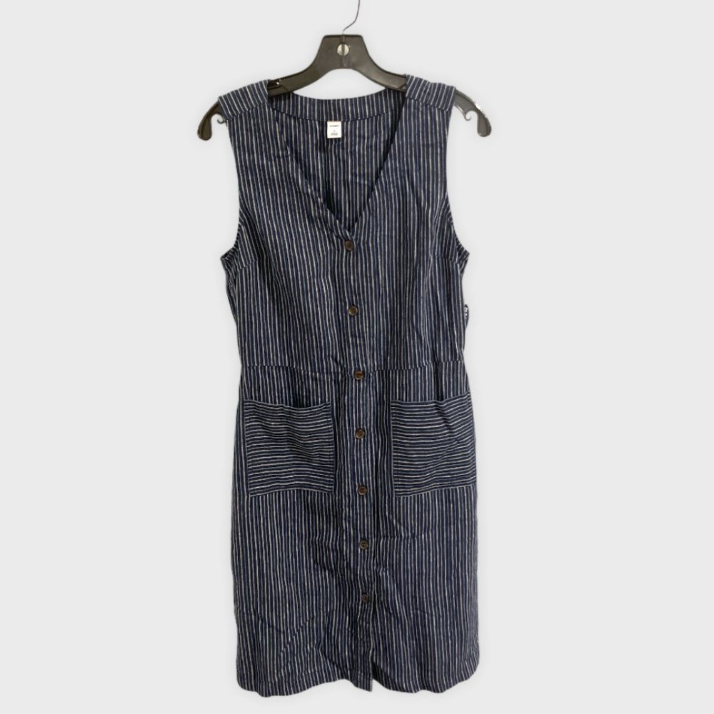 Old Navy Blue Striped Dress